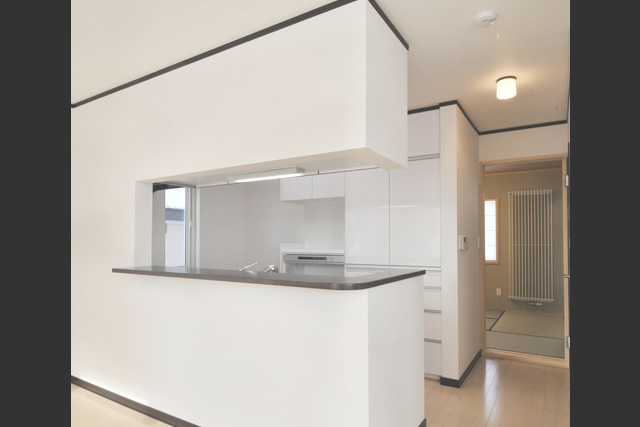 収納力のあるキッチン