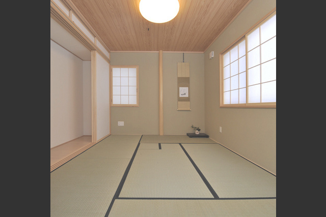 お母様の趣味を取り入れた和室