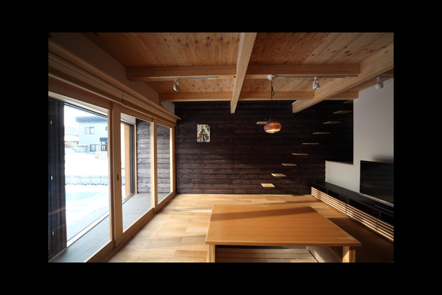 リビングとインナーテラス